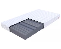 FDM® LIVIA MINI Matras 120x200 cm - Koudschuim Matrassen Tweepersoons - Hoogte 12 cm H3 - Dubbelzijdig - 7 zones - Afritsbaar hoes wasbaar - Öko-Tex gecertificeerd - Antiallergisch en Ademende