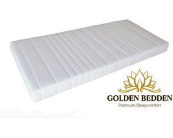 Golden Bedden 80x170x14 HR55 Koudschuim - Eenpersons Luxe matrassen - Anti-allergische wasbare hoes met rits.-GOEDKOOP MATRAS