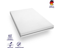 Matras - 90x200 - koudschuim - premium plus tijk - 15 cm - Zacht