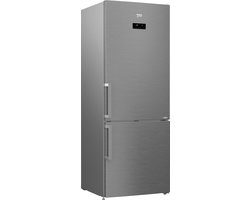 Beko RCNE560E61ZXN | koel-vriescombinatie | XL 70Cm Breed Vrijstaand | 514L | D | RVS | NeoFrost |