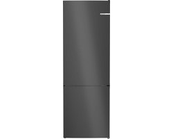 Bosch KGN492XCF - Serie 4 - Vrijstaande koel-vriescombinatie - Zwart - NoFrost - VitaFresh - Energielabel C