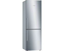 Bosch Serie 6 KGE368LCP koel-vriescombinatie - Vrijstaand - 308 l - C - Roestvrijstaal