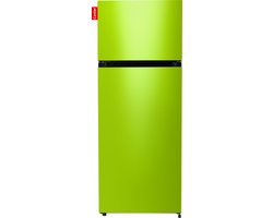 COOLER MEDIUM-FLGRE Combi Top Koelkast, F, 164+41l, Light Green Gloss Front