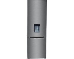 Frilec BONN285-70-WT-040EI - Koelvriescombinatie - 5 Jaar garantie - Met Waterdispenser - 240 liter - 40dB - Zilver - Inox