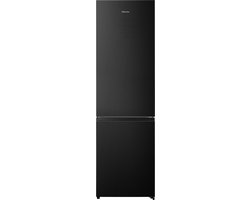 Hisense RB440N4AFA, Koelkast met A Energielabel - Koel-vriescombinatie - No Frost - Zwart- Multi-Air Flow - Fast Freeze - 35dB (A) -Inverter Compressor - 336 Liter