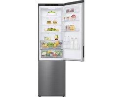 LG GBP62PZNAC - A-label, 384L Koel- en vriescombinatie - Total Nofrost, Stil (35Db) Roestvrijstaal, 10 jaar compressor garantie