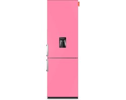 NUNKI LARGEH2O (Bubblegum Pink Satin Front) Combi Bottom Koelkast, E, 197+71l, Handle, Waterdispenser