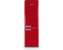 Schneider Retro Koel-vriescombinatie - SCCB250VR - Red