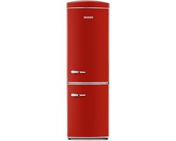 Severin RKG 8997 Retro Combi Koelkast - No Frost - Energieklasse E - Rood