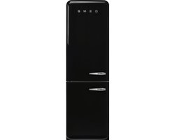 Smeg FAB32LBL5 - Koel- en vriescombinatie - Scharnier links - Zwart