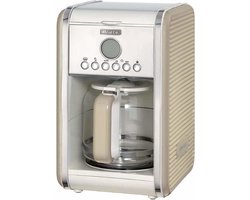 Ariete 1342/03 | Vintage koffiezetter | tot 12 kops | 24 uurs timer | warmhoudplaat | Beige