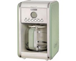 Ariete 1342/04 | Vintage koffiezetter | tot 12 kops | 24 uurs timer | warmhoudplaat | Groen