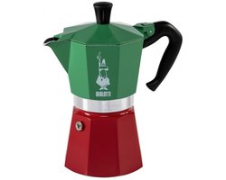 Bialetti Moka Express Italia - Percolator - 6 kops - Aluminium