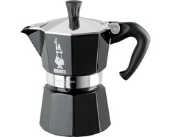 Bialetti Moka Express - Percolator - 6 kops - Aluminium - Zwart