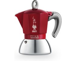 Bialetti Moka Induction - Percolator - Rood - 2 kops