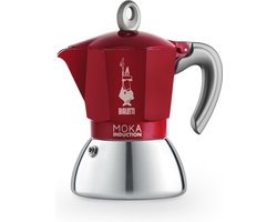 Bialetti Moka Induction - Percolator - Rood - 4 kops