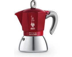 Bialetti Moka Induction - Percolator - Rood - 6 kops