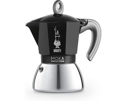 Bialetti Moka Induction - Percolator - Zwart - 6 kops