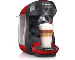 BOSCH - TASSIMO - T10 HAPPY -  Rood en antraciet koffiemachine voor meerdere dranken geschikt voor capsules