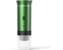 Draagbaar Koffiezetapparaat - Draadloos - 12 Volt - Espresso - Nespresso - Dolce Gusto - Capsule Koffie - Oploskoffie - Cups - Koffiezetapparaten - Oplaadbaar - Voor In Auto En Thuis - Groen - Draagbare Koffiemachine - Draagbare Espressomachine