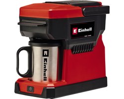 Einhell Accu Koffiezetapparaat TE-CF 18 Li Solo - Power X-Change - 18 V/Li-ion - Inhoud waterreservoir: 240 ml - 2-in-1: filterkoffie en koffiepadmachine - Geleverd inclusief 1x RVS koffiemok (240 ml) - Excl. accu en lader