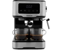 Inventum KZ910PD - Espressomachine - 1,5 liter - Melkopschuimpijpje - Filterkoffie/Koffiecups - Warmhoudplaat - Pomp 20 Bar - RVS/Zwart