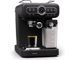 Klarstein Espressionata Evo Espressomachine - 1350 W - 19 Bar - 1,2 Liter - 2 Kopjes - Zwart