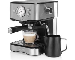 Koffiezetapparaat - Princess 249412 Espressomachines voor gemalen koffie – Met melkopschuimpijpjes voor cappucino en latte macchiato – 2 kopjes - Consumentenbond Beste Koop