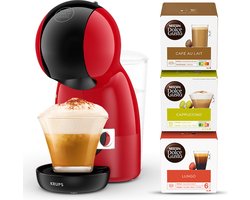 Krups Nescafe Dolce Gusto Piccolo XS - Inclusief Try Out Multi Pack Voor 40 Kopjes - Rood