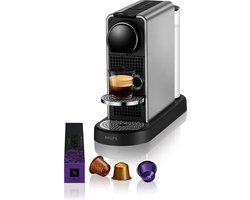 Krups Nespresso Citiz Platinum XN610T - Koffiecupmachine - Titan