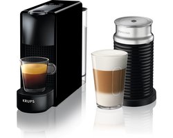 Krups Nespresso Essenza Mini XN1118 - Koffiecupmachine - Met melkopschuimer - Zwart