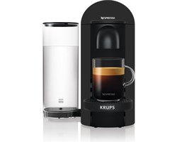 Krups Nespresso Vertuo + YY3922FD koffiezetapparaat Vrijstaand Combinatiekoffiemachine Zwart 1,8 l