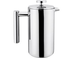 Maevory French Press Koffiemaker - Cafetière - Dubbelwandig - RVS - 350ml