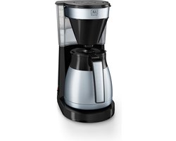 Melitta Easy II Top Therm Steel Koffiezetapparaat RVS/Zwart