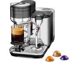 Nespresso Sage Vertuo Creatista - Koffiecupmachine - Black Stainless Steel