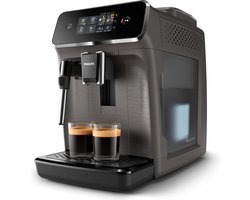 Philips 2200 Series EP2224/10 - Espressomachine - 2 Soorten Koffie + Heet Water - Kasjmiergrijs - + AquaClean Filter