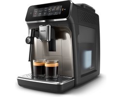 Philips 3300 Series EP3326/90 - Espressomachine - 4 Soorten Koffie + Heet Water - Zwart / Chroom - + AquaClean Filter