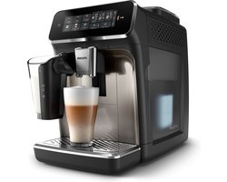 Philips 3300 Series LatteGo EP3347/90 - Espressomachine - 5 Soorten Koffie + Heet Water - Zwart / Chroom - + AquaClean Filter