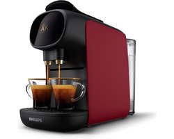 Philips L'Or Barista Sublime LM9012/50 - Koffiecupmachine - voor L'Or Espresso & Barista Koffiecups - Zwart / Rood