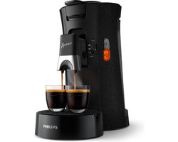 Philips Senseo Select CSA240/20 - Koffiepadmachine voor max 2 Kopjes Koffie - Exclusief Koffiepads - Zwart / Spikkeleffect