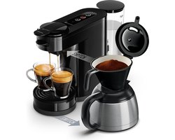 Philips Senseo Switch HD6592/60 - 2-in-1-koffiezetapparaat met filterkoffie en koffiepads - Zwart