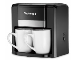 Techwood - TCA206 - Duo Koffiezetter - incl. twee porseleinen kopjes