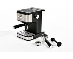 Zanussi - CK114N Aroma Grande Barista Italian Espressomachine met stoompijpje - 20 bar - 1.25L - Zwart Inox