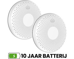 Aroha Safety Pro Combimelder - 10 jaar batterij - Rookmelder & Koolmonoxidemelder - CO melder & Brandmelder - 2 set