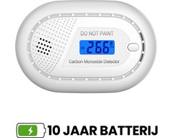 Aroha Safety Pro Koolmonoxidemelder - CO melder met 10 jaar batterij - Draagbare koolstofmonoxidemelder, CO meter & CO gas detector met alarm