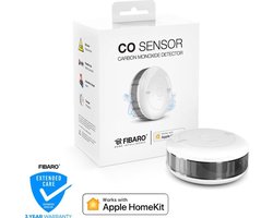 FIBARO CO Sensor - Geschikt voor Apple HomeKit - Slimme koolmonoxidemelder