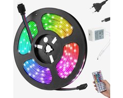 2835 Wick Waterproof LED Light Strip 10 meter (2 X ROL 5 METER)  - 16 kleuren lichtstrip - dimbaar - inclusief 44 toetsen afstandsbediening