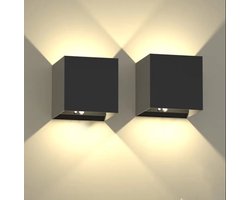 2X Oplaadbare wandlamp binnen op batterijen draadloos - Krachtige 5200mAh batterij - 2700K Warm licht - met bewegingssensor - wandlamp oplaadbaar - Nieuweste versie 2024 - trapverlichting