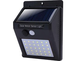 Automatische Solar LED lamp - 30 LED - Zonne-energie - beweging sensor - tuinverlichting - zwart