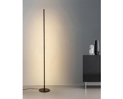 Bolt Electronics - Minimalistische Staande Lamp - Zwarte Vloerlamp - Dimbaar met afstandsbediening